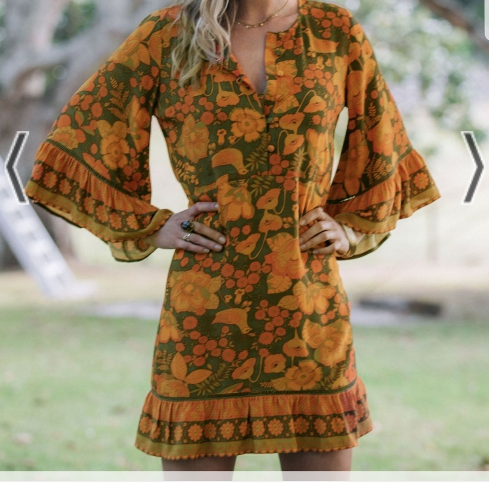 SOLD $189 Autumn Dress by Nine Lives Bazaar - Picture 3 of 8